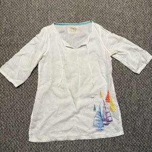 St Somewhere Margaritaville Linen top sailboat swim cover